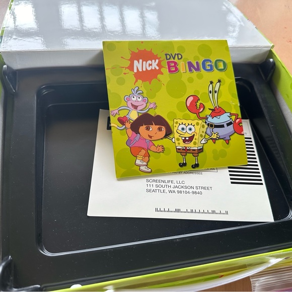 Nickelodeon Nick DVD Bingo Board Game Spongebob Squarepants Nickelodeon / Mattel - Picture 6 of 15